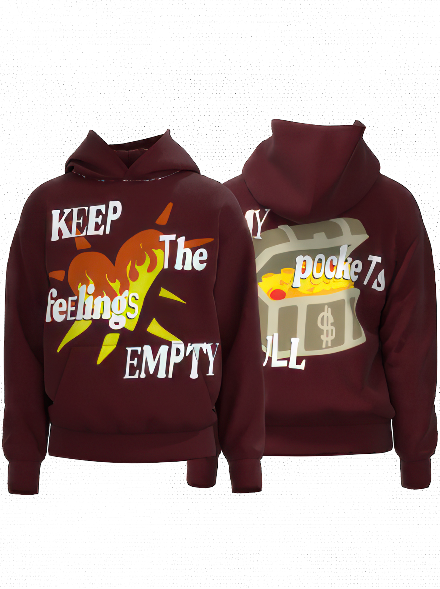 KEEP FEELINGS EMPTY HOODIE