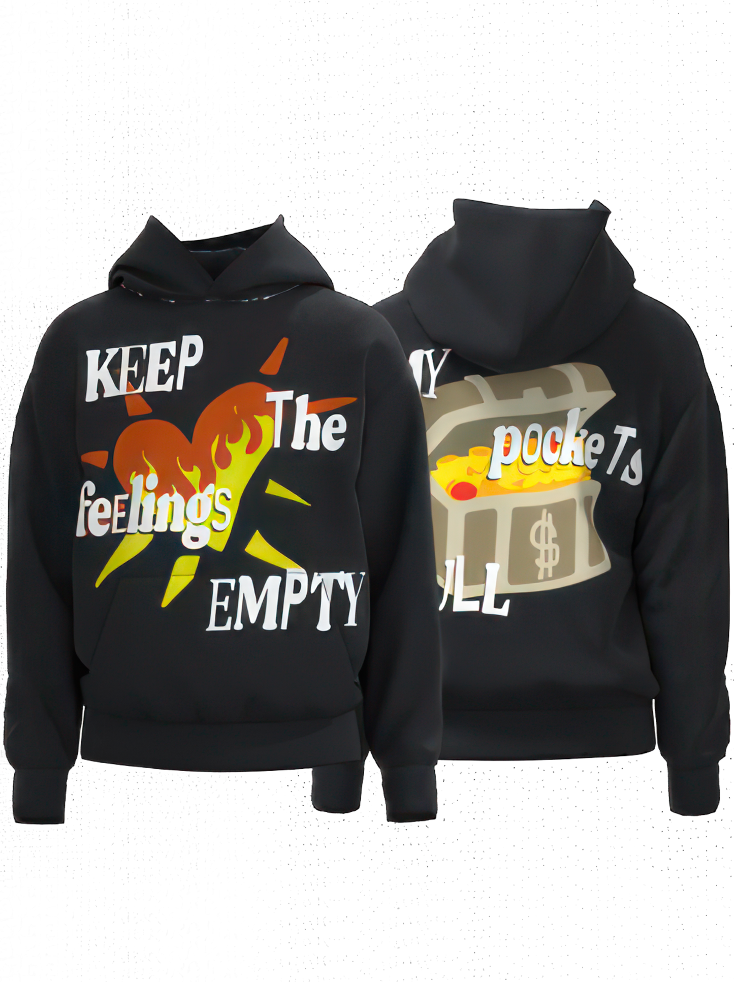 KEEP FEELINGS EMPTY HOODIE