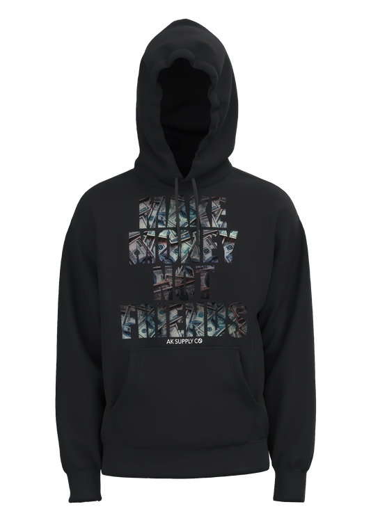 Make Money Not Friends Hoodie - Black