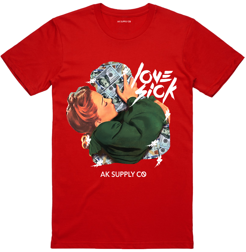 Love Sick T-Shirt - Red