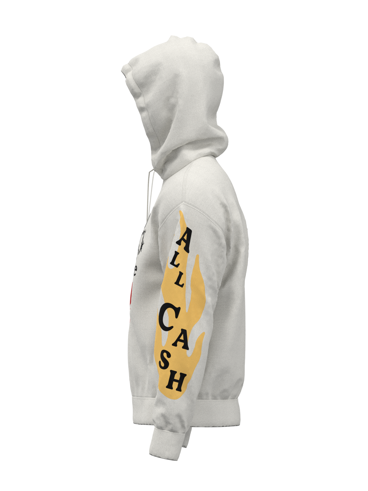 DON'T DO NOTHING FOR FREE HOODIE (WHITE)