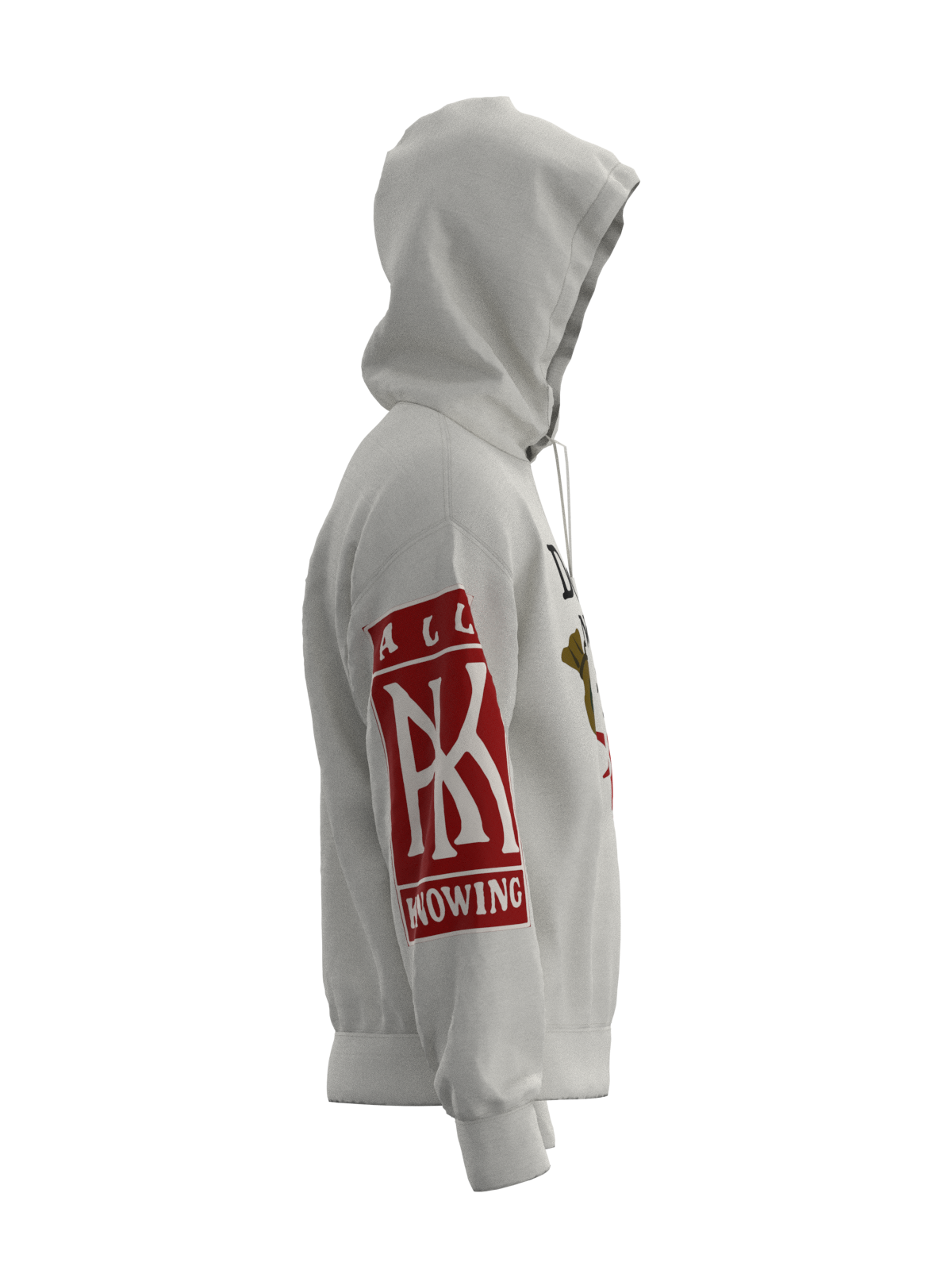 DON'T DO NOTHING FOR FREE HOODIE (WHITE)