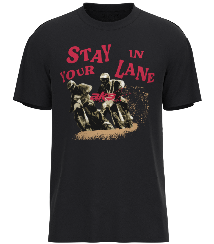 Stay In Your Lane Tee - 3D Puff Print