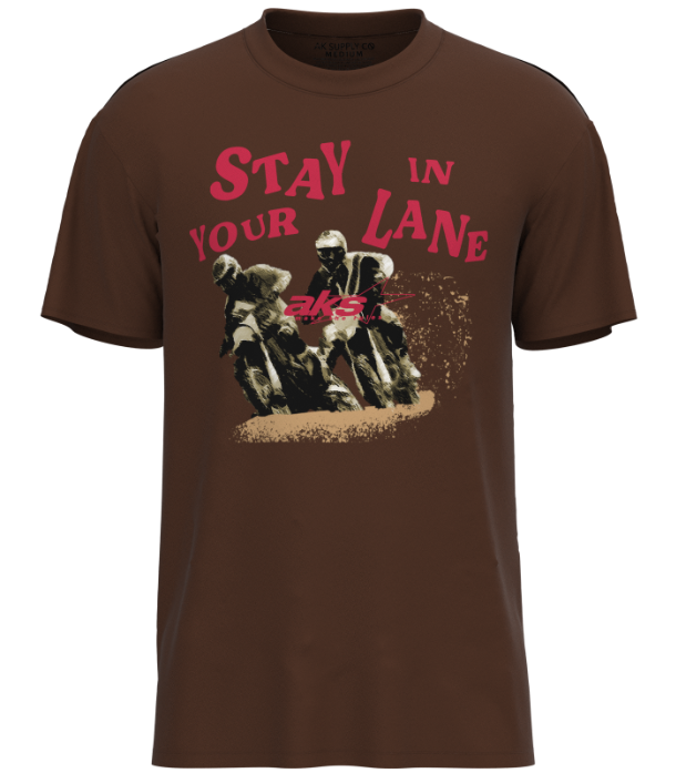 Stay In Your Lane Tee - 3D Puff Print