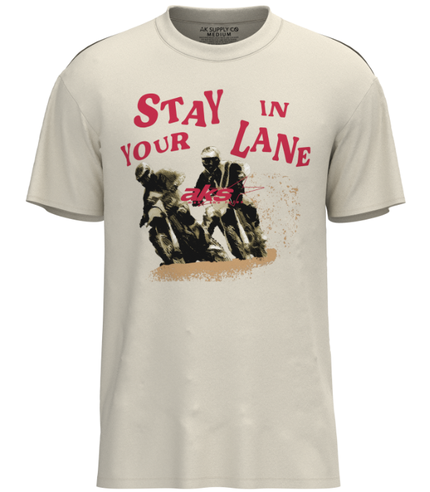 Stay In Your Lane Tee - 3D Puff Print