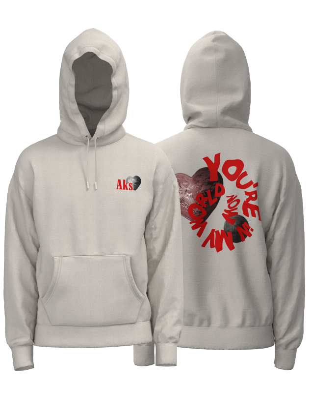 You're In My World Now Hoodie - Cream