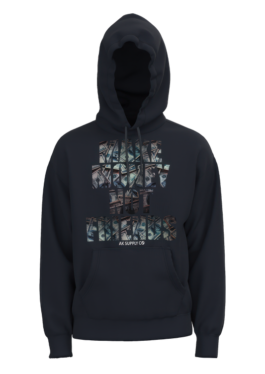 Make Money Not Friends Hoodie - Navy Blue