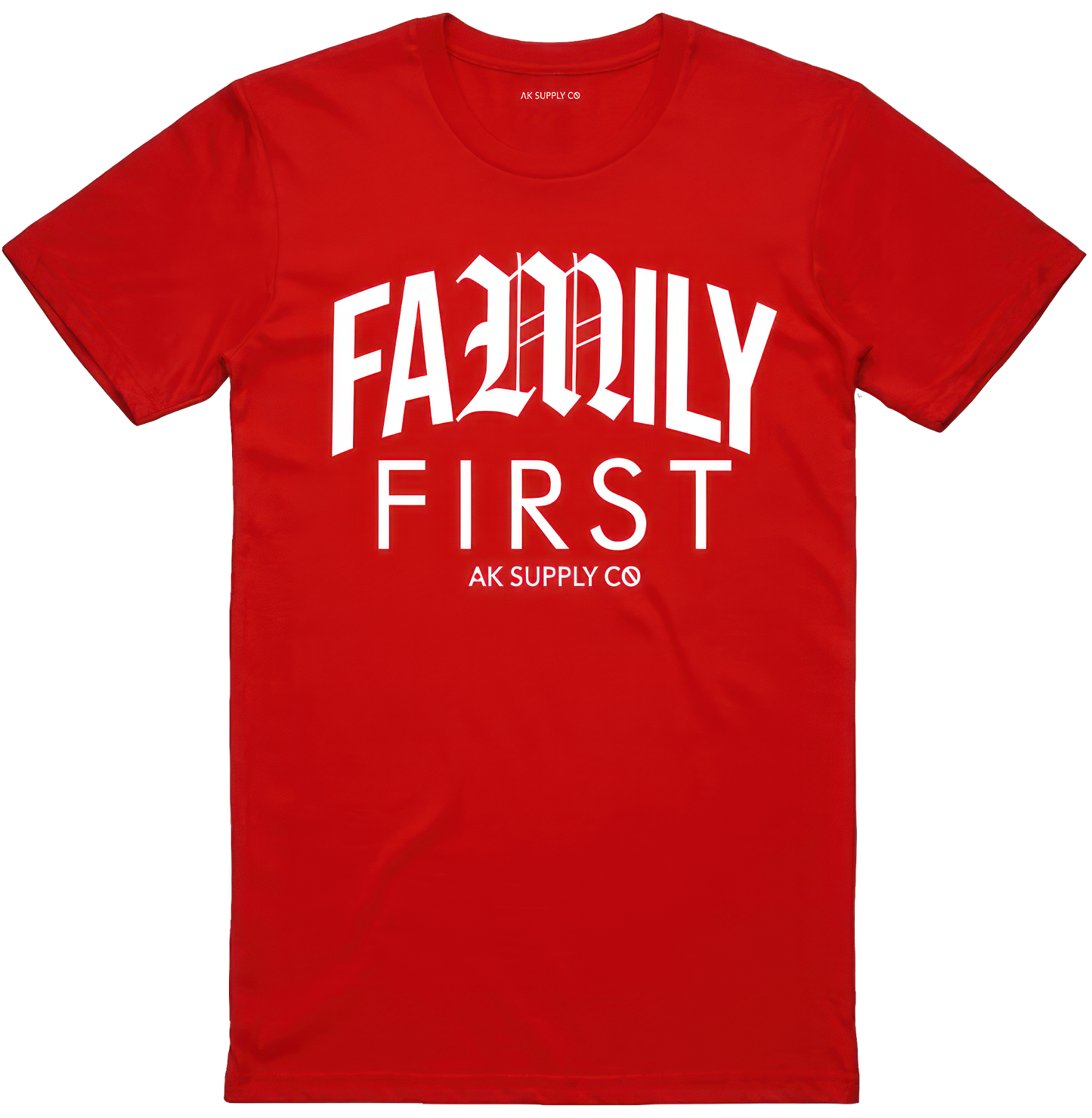 Family First T-Shirt - Red