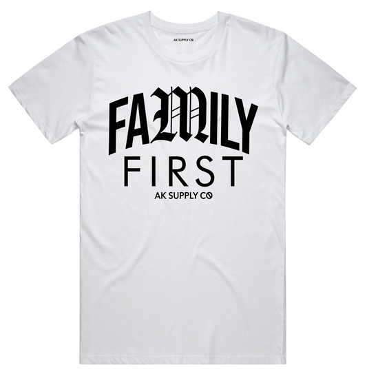 Family First T-Shirt - White