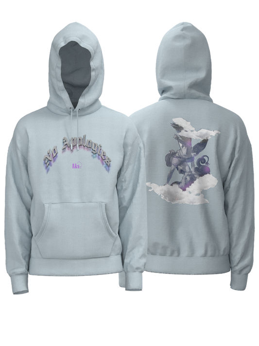 No Apologies Hoodie (Blue Mist)