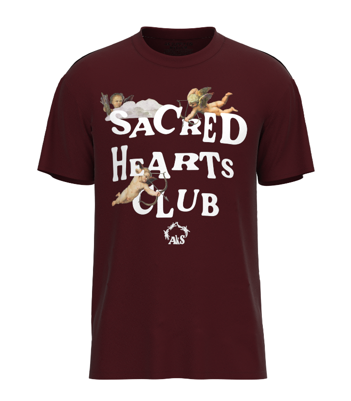 Sacred Hearts Club Ver. 2 T-Shirt (Maroon)